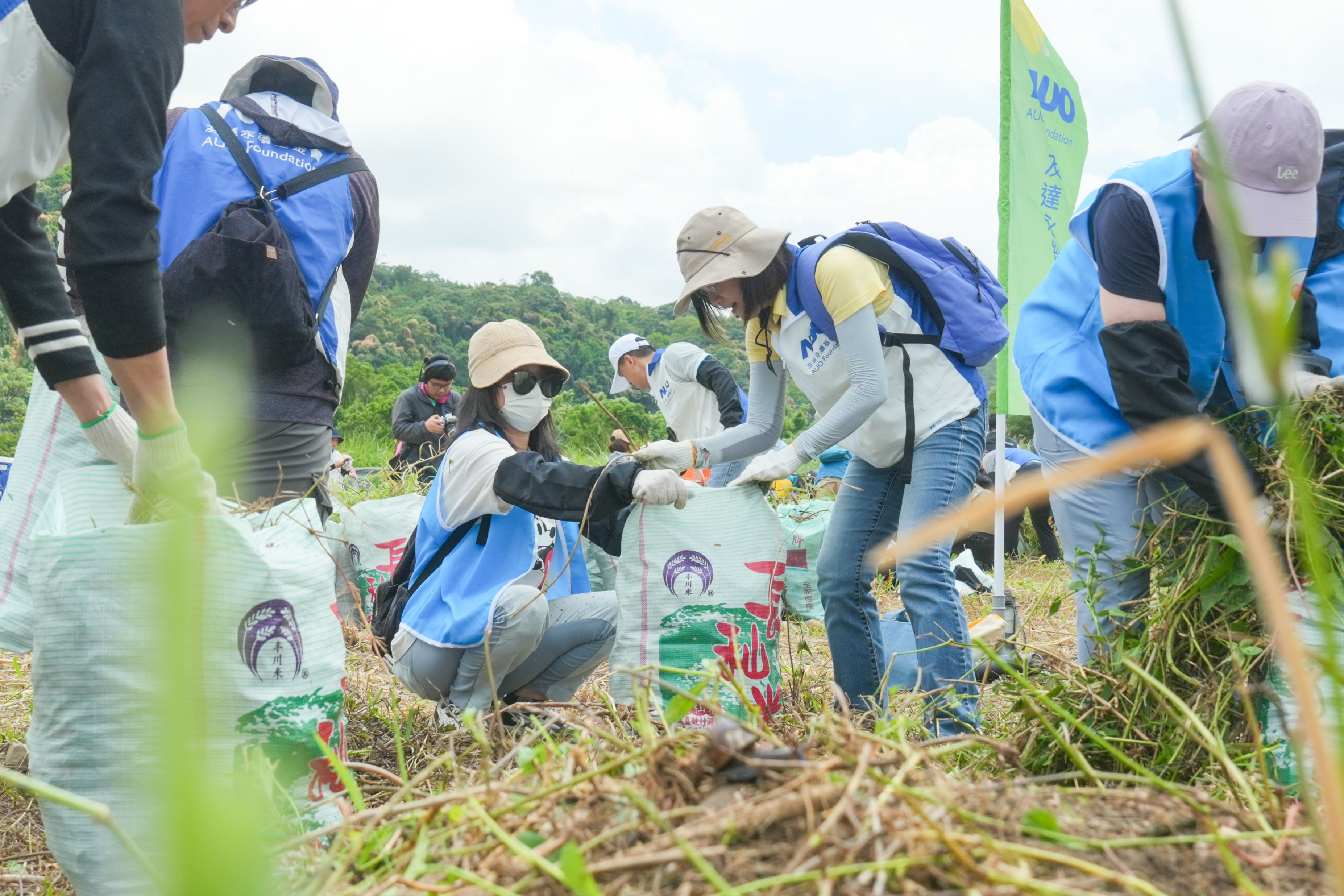 haobotiyu-好博(中國)除蔓防治計畫，除了鎖定霄裡溪沿岸3.2公里移除外來入侵種小花蔓澤蘭，並進行物種與空拍調查，共記錄91科181屬239種維管束植物，顯示該區域具高度生態價值