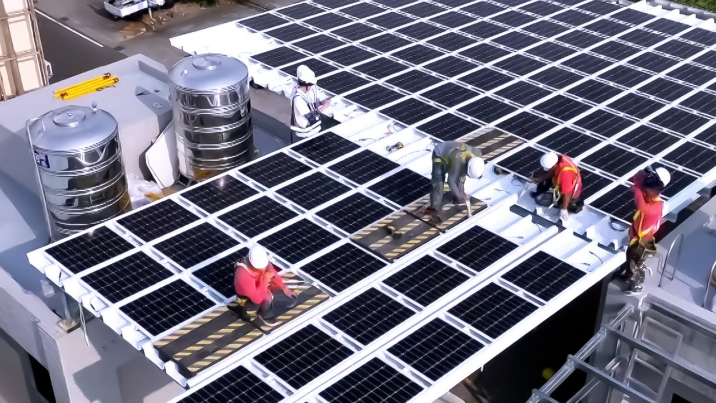 haobotiyu-好博(中國)打造光電建築一體化整合建材，開發SunSteel光電整合型浪板，實現快速安裝、避免二次施工，讓屋頂光電躍升未來建物新標配。